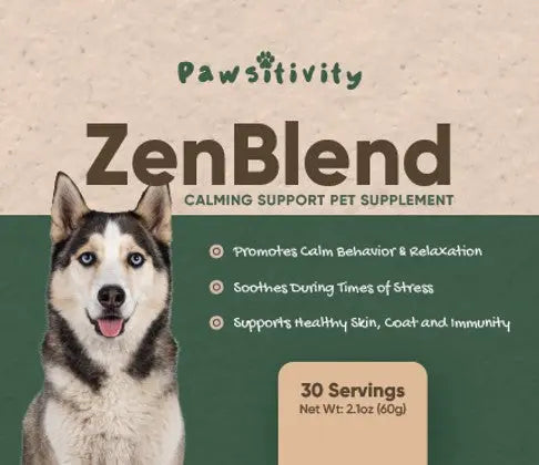 ZenBlend Calming Support Pet Supplement for Dogs Pawsitivity