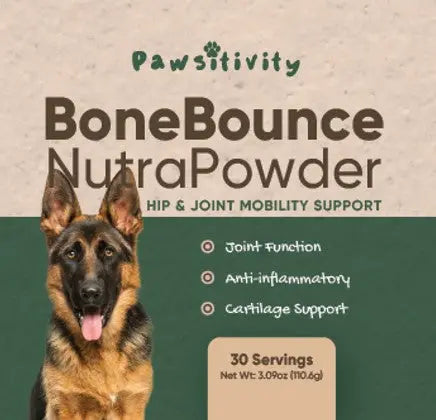 BoneBounce NutraPowder Hip & Joint Mobility Support Pawsitivity